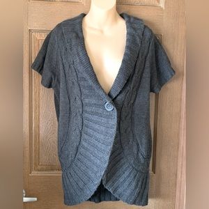 Charcoal gray cardigan